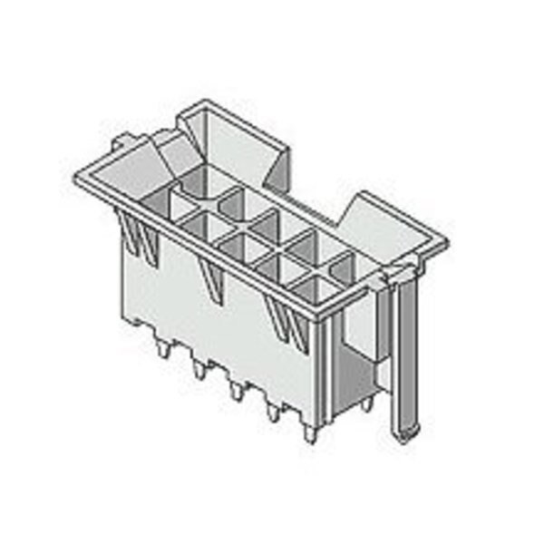 MiniFit HCS Vt Hdr DR V2 6Ckt, Molex, Mfr#: 44474-0611